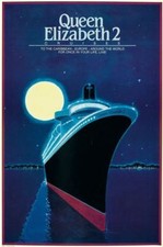 Vintage QE2 Cunard Cruise Liner Poster Print A3/A4