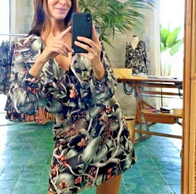 johanna ortiz h&m green dress Women Minimalism Autumn Fashion Sweater Dress green / S