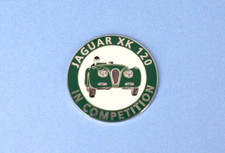 Jaguar XK 120 In Competition bonnet badge, New