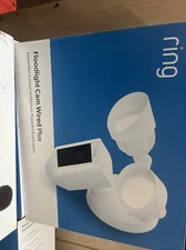 Floodlight Cam Plus ، Ring Wired Outdoor 1080p HD Surveillance Camera