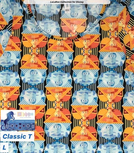 Nueva Camiseta Clásica Lularoe Disney Talla L Maléfica, Toy Story, Increíbles Nueva con Etiquetas - Imagen 3 de 14