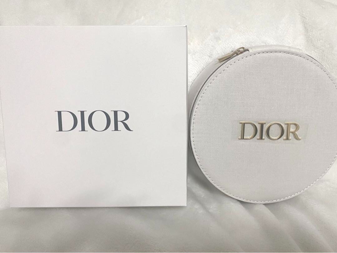 y Dior ポーチ My Dior Daily Pouch with Chain Powder Beige Cannage Lambskin | DIOR