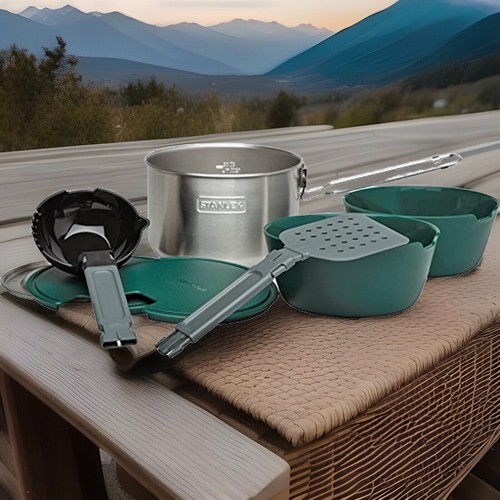STANLEY All-In-One Two Bowl Cook Set (Adventure Series) NEW 8 PC - 第 2/2 張圖片