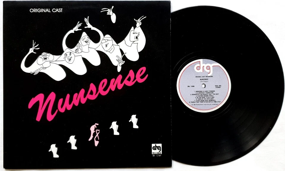 Nunsense - Original Cast Recording Vinyl LP 1986 DRG Records – SBL 12589 - Image 2 of 3