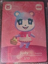 Judy 430 3/10 Animal Crossing Amiibo Card Authentic Series 5 MINT NEVER SCANNED