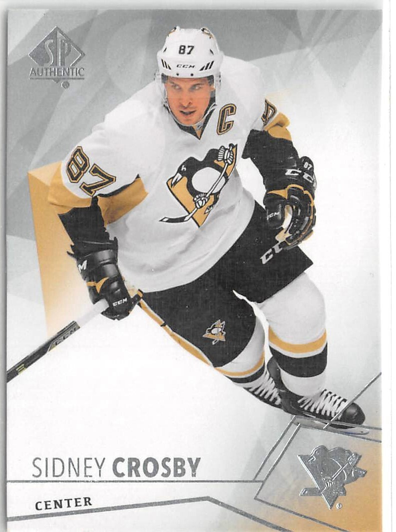 2015-16 SP Authentic #87 Sidney Crosby  **  Pittsburgh Penguins  **