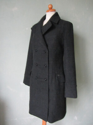 LPB Mantel Wintermantel schwarz grau Knielang business 40 L