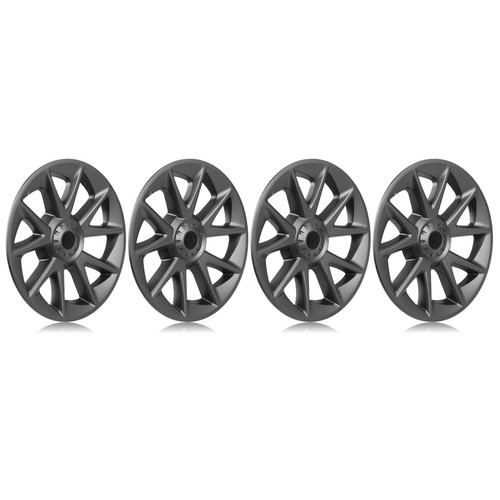 4x 18 inch Hub Cap Hubcap Rim Cover For Tesla Model 3 2017-2023 2018 Gray - Picture 6 of 22