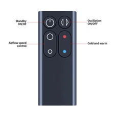 Replacement Remote Control For Dyson AM04 AM05 Hot+Cool Heater Table Fan