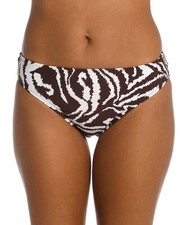 La Blanca Women's Fierce Lines Hipster Bikini Bottoms, Size 12