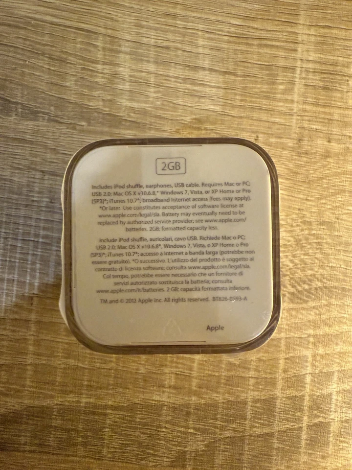 Apple iPod Shuffle 4th Generation 2gb - Rare Collectors Piece - New Sealed - Image 2 of 4