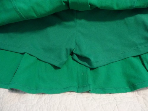 Justice Girls Skater Skort Emerald Green w/Silver Buttons Sz 18 NEW w/tags - Picture 5 of 5
