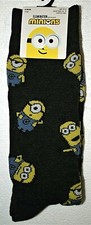 1 Pair Minions Cartoon Movie Socks 2021 Fits 6-12 New Tags