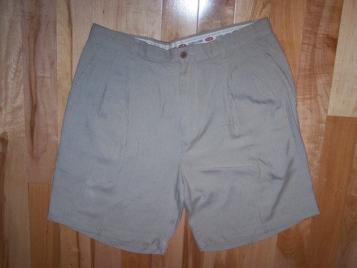 Men's Joseph & Feiss 100% Silk Casual Beige Shorts Size 36