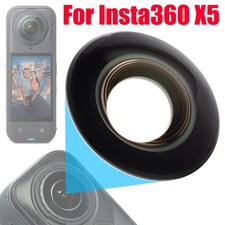 For Insta360 X5 Camera with Aluminum O Circle Ring Glass Replacement Camera Lens