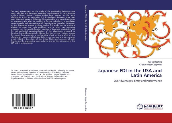 Japanese Fdi In The Usa And Latin America Yasuo Hoshino-image
