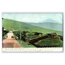 Pico de Teide desde Maranza Postcard Vintage 1907 Antique
