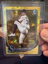 2025 Bowman Chrome Sapphire Edition - Logan Gilbert #9 Yellow /75