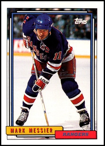 Mark Messier #274 1992 Topps card