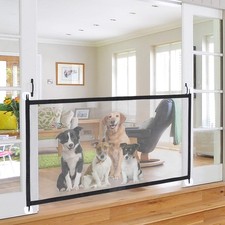 70.8  28inch Freestanding Foldable Dog Gate for Puppy Safety - Indoor, Doorw...