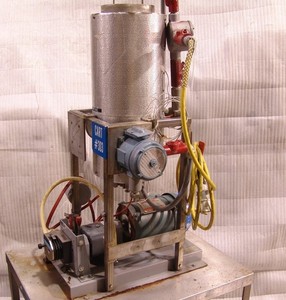 Lab reactor pump skid , 2 gallon Masterflex 77250-62 , 1/2 hp inverter motor