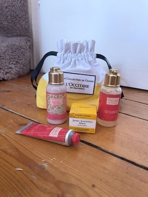 L Occitane Reisegröße Set Duschgel Bodylotion Duft Handcreme Rose Jasmin