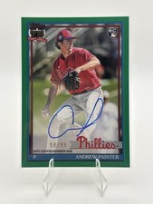 2026 Topps Series 2 - Andrew Painter - 91A-APA Green /99 On Card Auto RC Rookie. rookie card picture