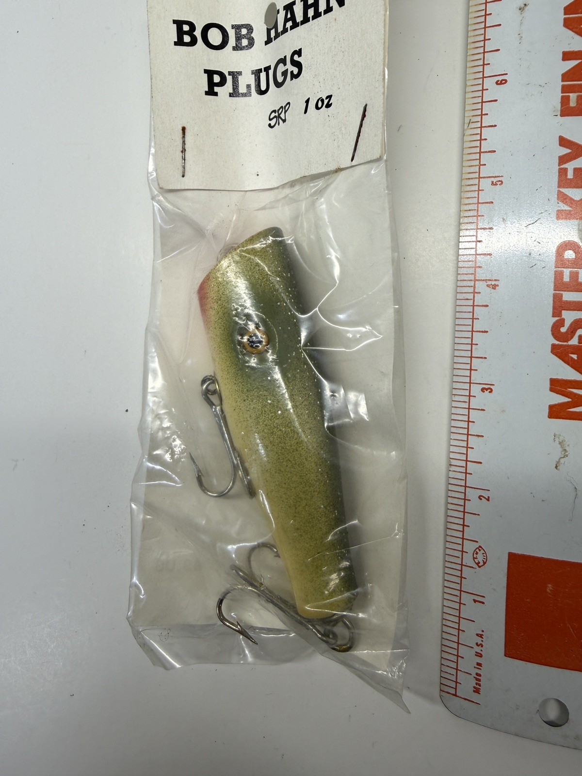 Bob Hahn Plugs Wood Surf Fishing Lure SRP 1 oz Striped Bass Saltwater Florida - Image 3