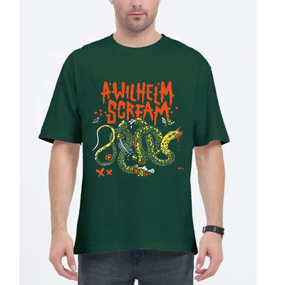 A Wilhelm Scream Tour Poster Retro Vintage T-Shirt (S 5XL)  