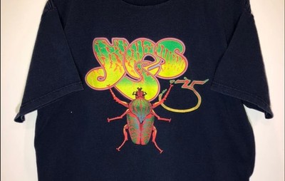 Vintage YES Yes Band Fragile Short Sleeve Black Men S-234XL T-shirt E454