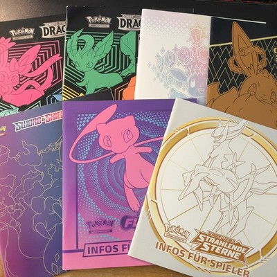 Pokemon Infos für Spieler Players Guide ETB TTB Deutsch Englisch zum Aussuchen