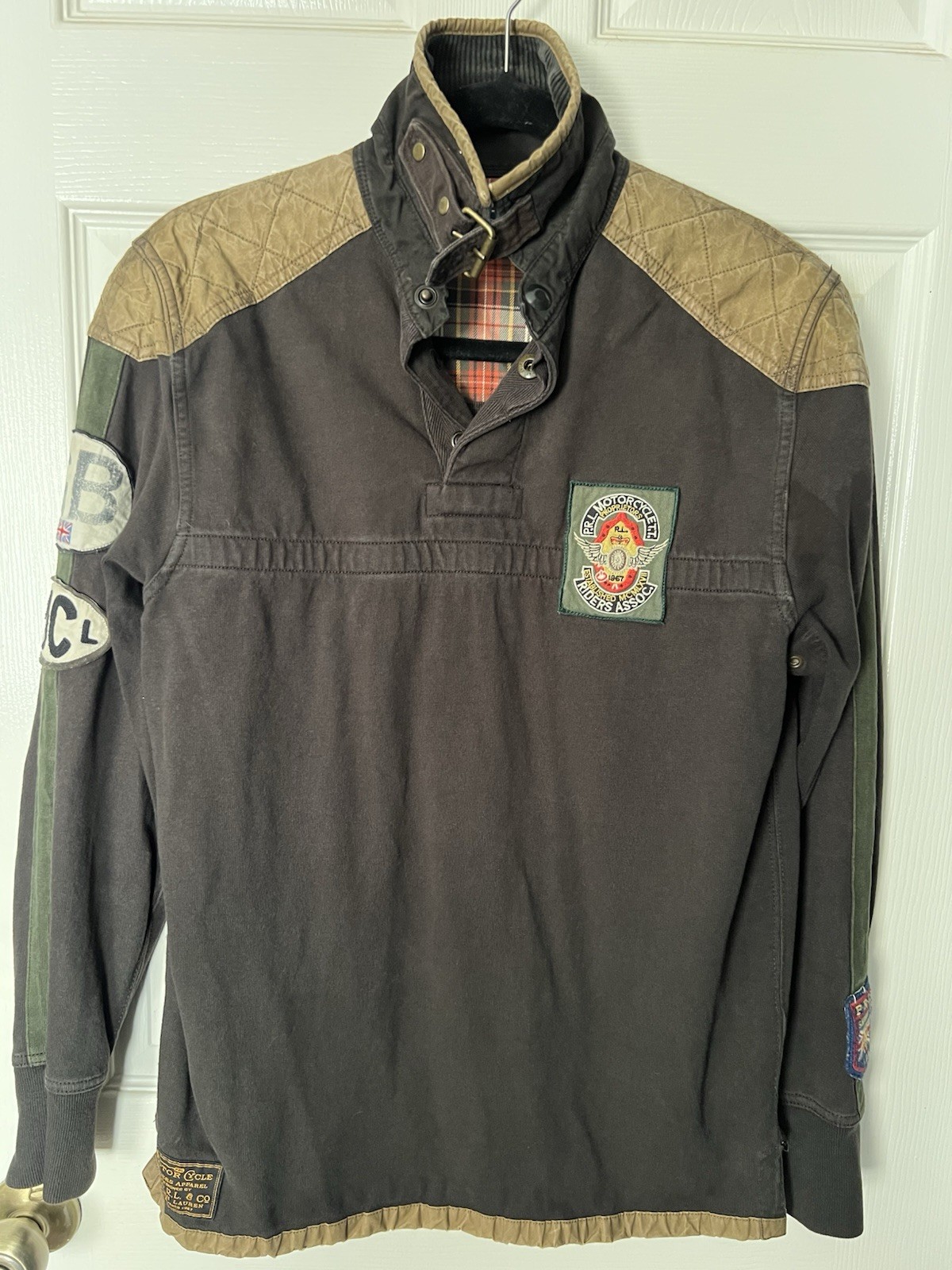 RARE Vintage Polo Ralph Lauren Motorcycle Club Ruby Shirt- Limited Edition image 10