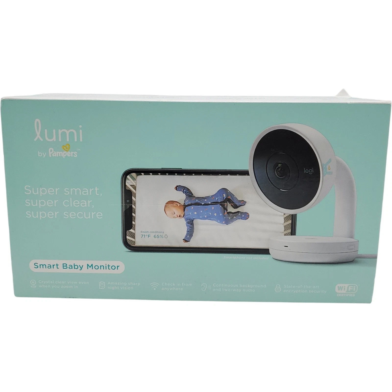 Lumi By Pampers Smart Baby Monitor: Hd Video Baby Monitor with Camera And Audio