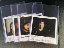 Lote De 4 Fotos Originales Christine Tucci Polaroid The Fugitive 2000 TV Show Dama