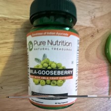 Pure Nutrition Amla/Gooseberry 1000mg 60 Veg Capsules Vegetarian Non-GMO