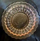 Vintage Jeanette Buttons and Bows or Holiday Pink Depression Glass Bowl 7 3/4"