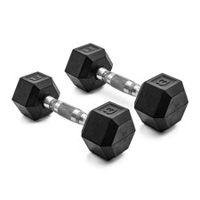 CAP Barbell, 8lb Coated Rubber Hex Dumbbell, ...