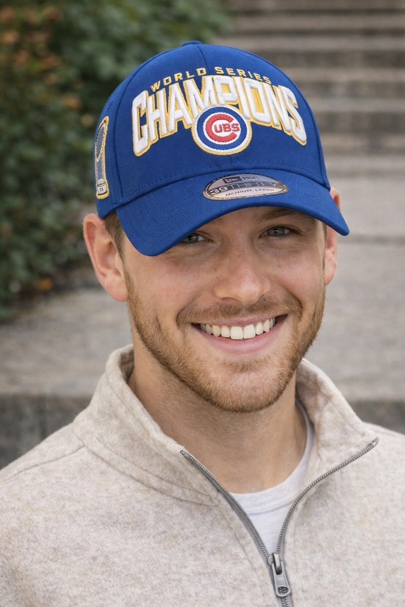 Chicago Cubs 2016 World Series Champions Flex Fit Hat Blue | eBay