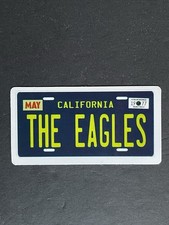 The Eagles Band Sticker Mini Lic Plate Iconic 70s Classic Rock CA for Laptop New