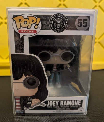Funko POP! Rocks: The Ramones - Joey Ramone 55 w/ Soft Protector Case