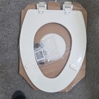 Church 585EC 346 Elongated Toilet Seat with Lid, Biscuit/Linen, Fittings — photo 2