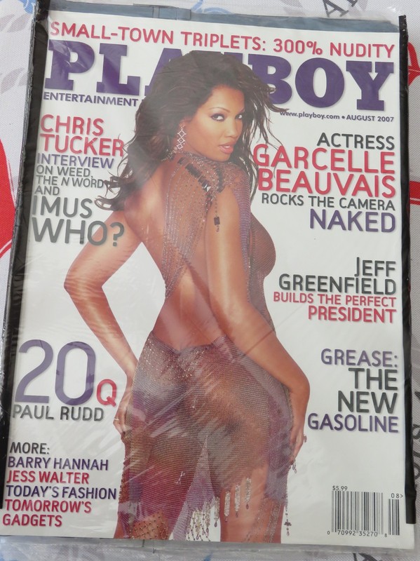 Vintage August 2007 Playboy Magazine!! Featuring Actress Garcelle Beauvais!! VGC
