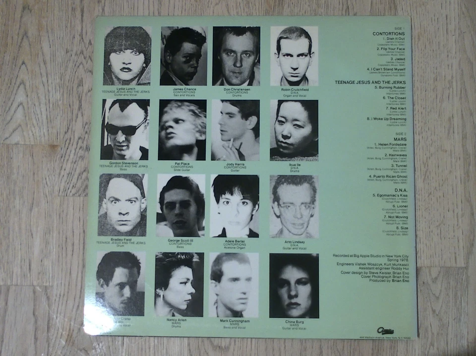No New York - Compilation / No Wave, Post Punk, Vinyl LP - Bild 2 von 2
