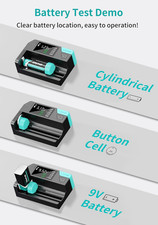 Universal Battery Tester Small Digital Checker with LCD Display for Household
