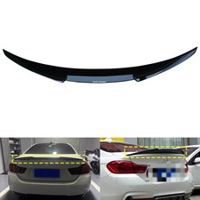 M4 Stil Schwarz Glanz Heckspoiler Kofferraum Flügel für BMW 4 Cabriolet F33,F83