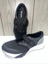 Alegria Mesh Mary Jane Casual Sneakers Atlis Poppy Pop Black Size 8 38