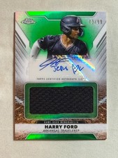 2025 Topps Pro Debut Jumbo Relic Green Harry Ford Auto /99 Mariners