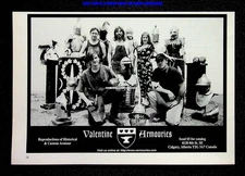 Valentine Armouries Armor Replicas 2000 Trade Print Magazine Ad Poster ADVERT