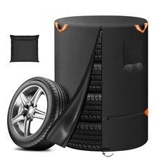 Tire Cover Diameter 33"x47"H, Heavy Duty Waterproof 600D Outdoor Tire Storage