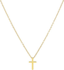 Gold Cross Necklace for Women 14K Gold Plated/Silver Layered Cross Choker Dainty